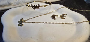 Butterfly Charm Jewelry Set for Women