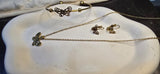 Butterfly Charm Jewelry Set for Women