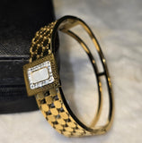 Premium Quality Crystal Square Cuff Bracelet for Women