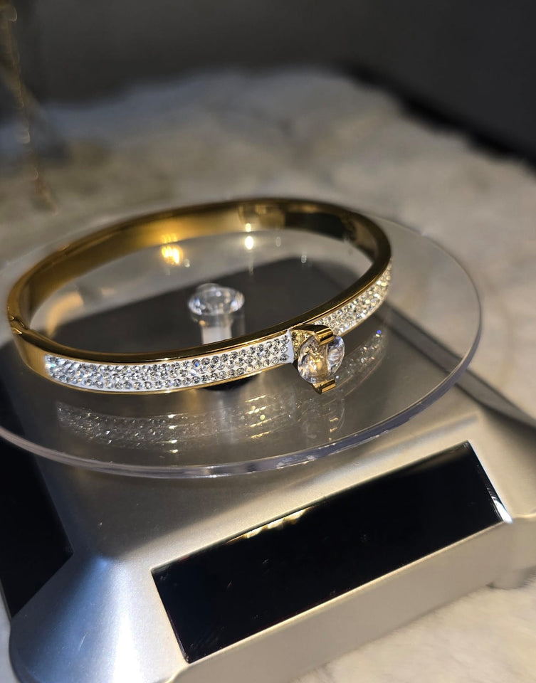 Premium Quality Crystal Charm Cuff Bracelet for Women