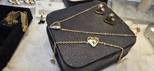 Heart Charm Jewelry Set for Women