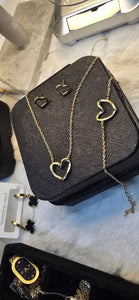 Heart 3-Piece Jewelry Set