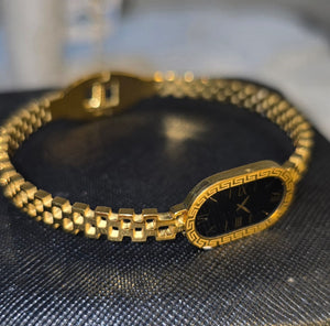 WATCH style Dial Roman Number Bracelet Watch for Women