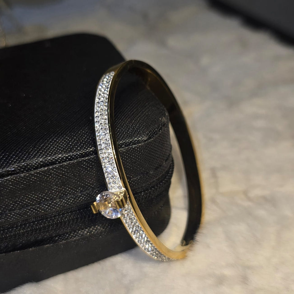 Premium Quality Crystal Charm Cuff Bracelet for Women