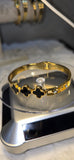 Black Clover Charm Bracelet for Women