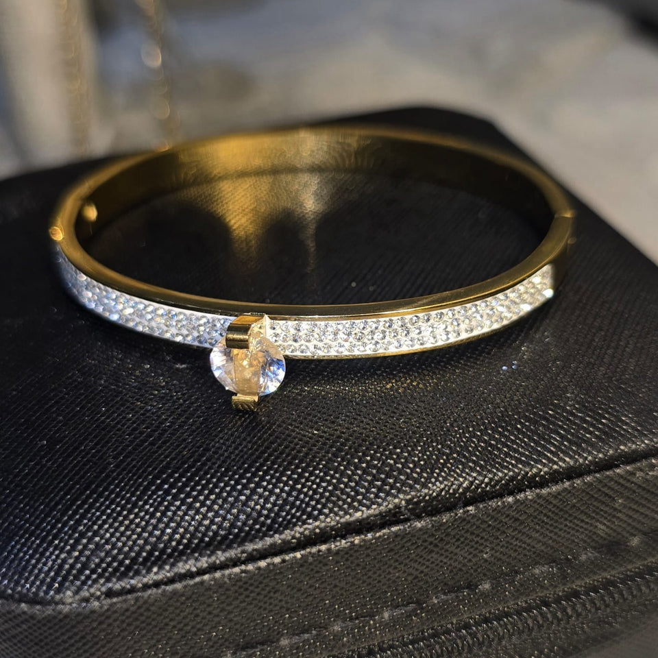 Premium Quality Crystal Charm Cuff Bracelet for Women